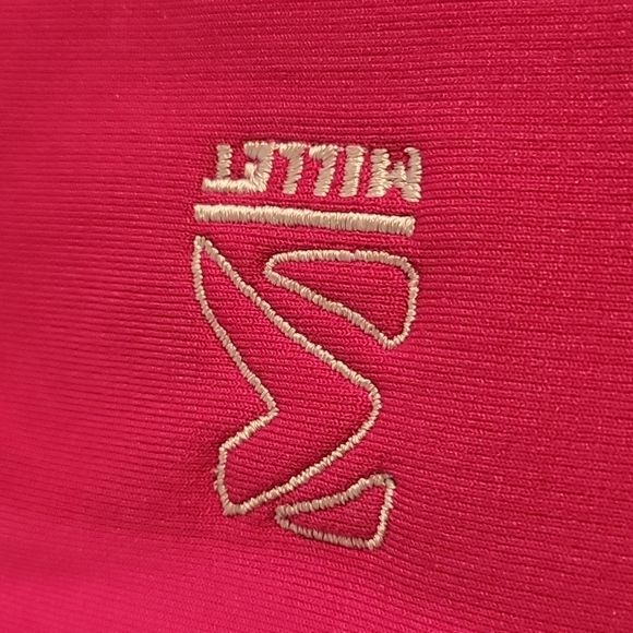 Millet women's M magenta 1/4 zip medium weight hooded sweatshirt - Picture 5 of 8